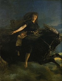 赫利姆法克西 | Hrimfaxi（北欧神话 夜神诺特的马）