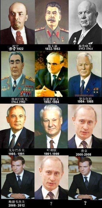 苏联领导人的规律，没头发的和有头发的交替上台_苏联-国家_俄罗斯-世界上面积最大的国家_秃头-词条暂无分类_普京-俄罗斯总统_阿列克谢·梅德韦杰夫-其他人物相关_技点网